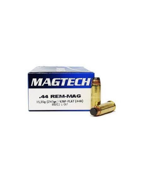 Cartucce Magtech calibro 44 rem- mag 240 grani 50 colpi