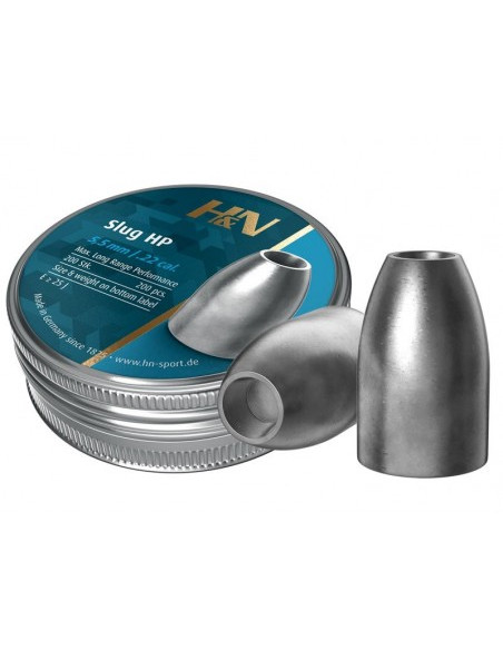 PALLINI ARIA COMPRESSA – H&N DIABOLO SLUG HP 5.5MM 25GJ 25 GRANI CODICE 30922