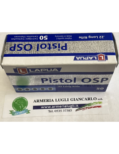 Cartucce Colpi Munizioni Lapua Pistol OSP calibro 22lr
