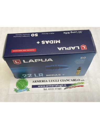 Colpi munizioni calibro 22lr Lapua X-ACT long rifle