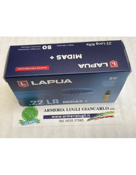 Colpi munizioni calibro 22lr Lapua X-ACT long rifle