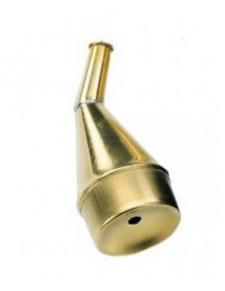 Richiamo Merlo Pipa Richiamo per merlo in ottone tipo pipa. Dimensioni cm 3,4x8,5. Prodotto originale italiano