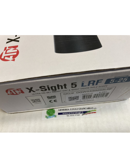 OTTICA DA PUNTAMENTO NOTTURNA/DIURNA – ATN – X-SIGHT 5 PRO LRF 5-25x (DGWSXS5255LRF)