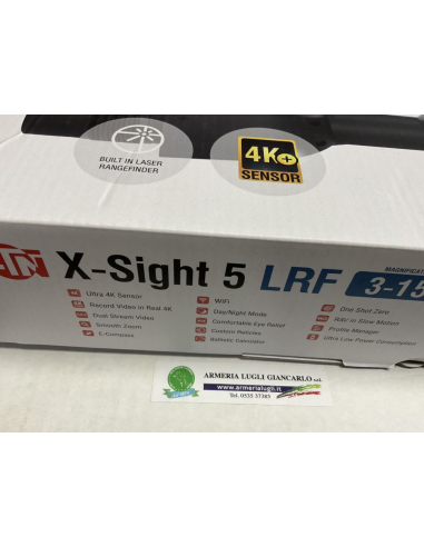 Ottica notturna ATN X-SIGHT 5 LRF 3-15X ATN X-SIGHT 5 Pro 3-15x DAY/NIGHT HD WI-FI LRF 1000mt