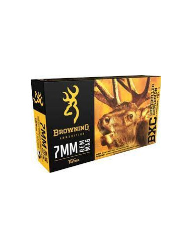 Cartucce Browning 7mm Remington codice c192200071 155 grani