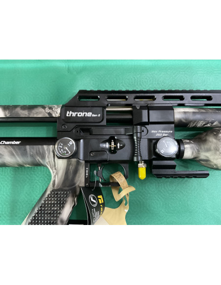 Carabina pcp Reximex Throne gen2 calibro 6,35 libera vendita  Carabina PCP Reximex Throne Skull Camo Gen2 Calibro con teschio