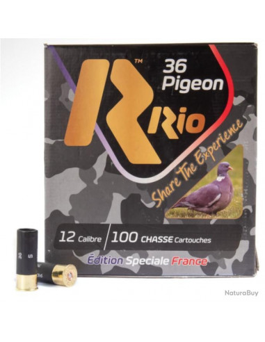 Cartucce  RIO Pack Pigeon 36 BJ Cal.12 box di 100 cartucce piombo n6