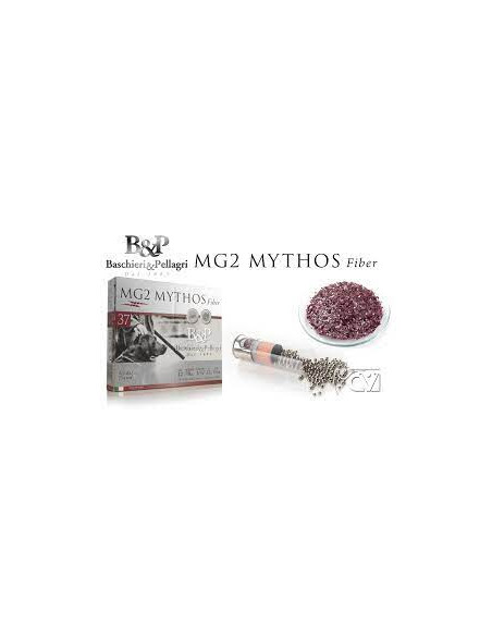 Cartucce calibro B&P Mythos MG2 Fiber Cal. 12 37gr piombo numero 5 3 4