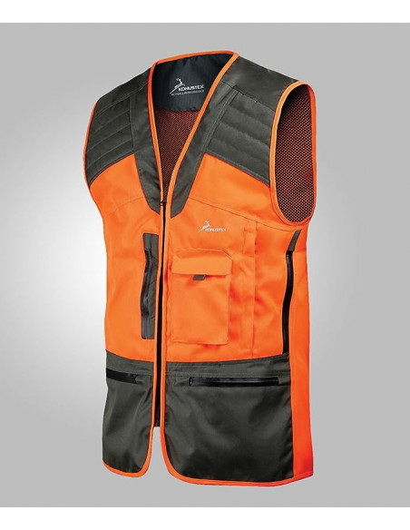 Konus Gilet da Caccia al Cinghiale in Battuta ARANCIO TAGLIA 4XL