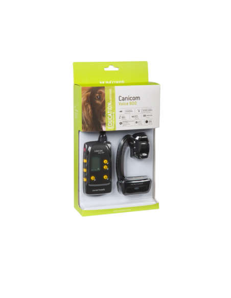 NUM'AXES - Set di Dressage CANICOM Voice 800 - Collana e Telecomando di Dressage - Educazione Vocale