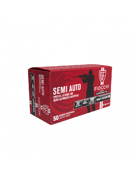 Munizioni calibro 22 lr fiocchi 40 gr reccreational line 50 pezi LRN