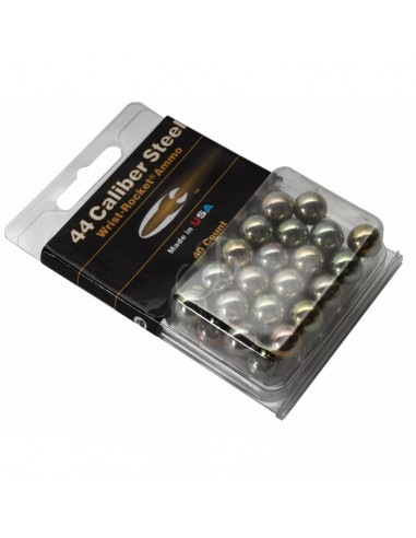SAUNDERS 2016A SFERE ACCIAIO .44CAL 7/16"40PZ PER FIONDE E TEMPO LIBERO