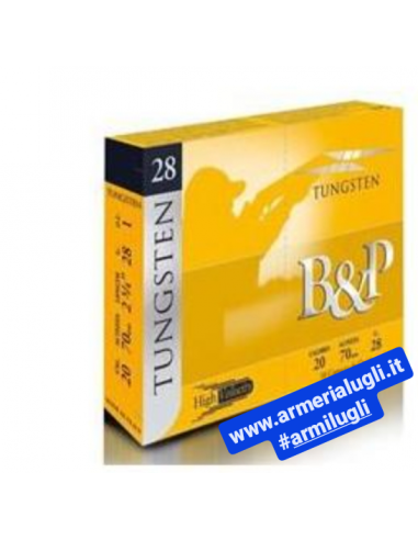 BASCHIERI & PELLAGRI MG2 TUNGSTEN PIOMBO 5 -3 CARTUCCE TUSTENO CALIBRO 20