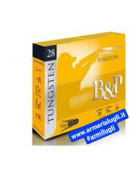 BASCHIERI & PELLAGRI MG2 TUNGSTEN PIOMBO 5 -3 CARTUCCE TUSTENO CALIBRO 20