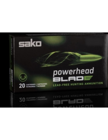 Cartucce munizioni Sako .243 Ammunition - 80gr - Powerhead Blade