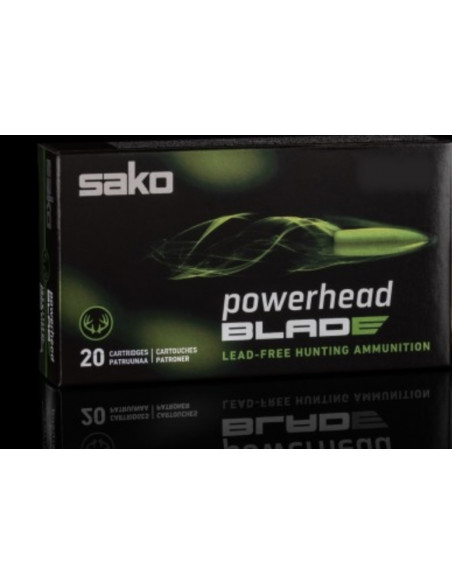 Cartucce munizioni Sako .243 Ammunition - 80gr - Powerhead Blade