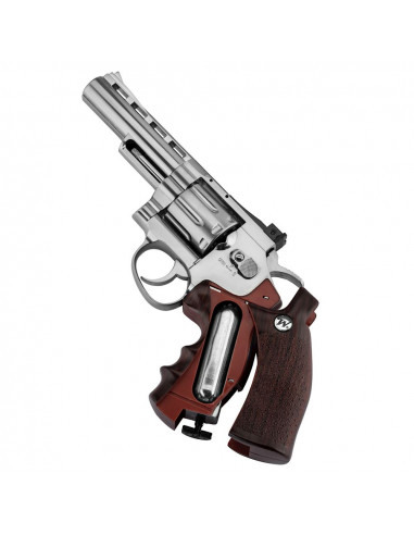 REVOLVER GAMO WINCHESTER 4 SILVER CO2 4,5MM 8 COLPI ARMI ARIA COMPRESSA A PIOMBINI