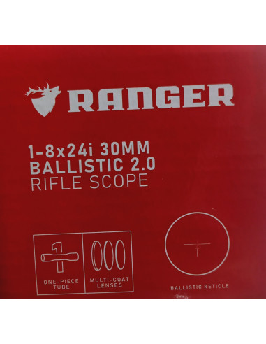 Ottica canocchiale Ranger 1-8x24 reticolo illuminato  ir codice 440653