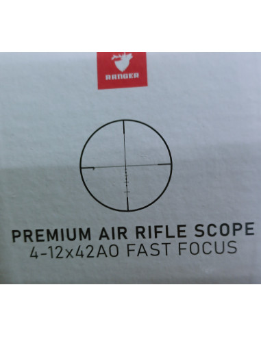 Ottica canocchiale per carabine Ranger premium air rifle scope 4-12x44 AO reticolo inciso FAST FOCUS CODICE 440523