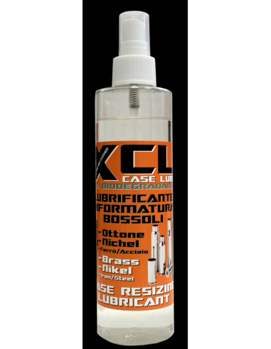 TCP XCL 250ml / 8,45oz -l (formula S40-Pro-Biocleaner) lubrificazione dei bossoli lava bossoli ricarica armi