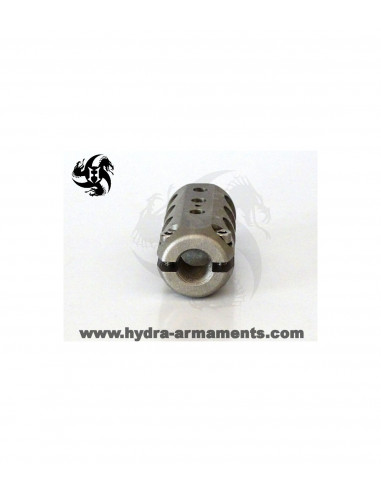 Freno di bocca a morsetto acciaio Precision Line PL12 inox HYDRA  CODICE HA-PLO2-12 16 I PER CARABINA TIKKA