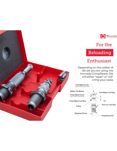 HORNADY CUSTOM GRADE DIES 546228 Full Length 2Die Set Cal.223Rem