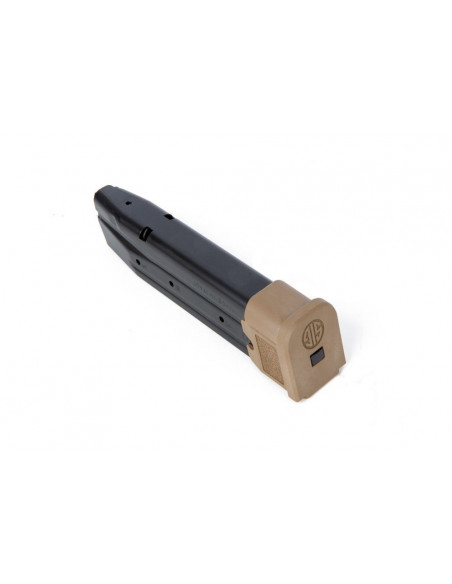 Caricatore Sig Sauer 21 colpi con pad coyote modello P320 m17 m18 9 mm full size 21 rd codice 373242