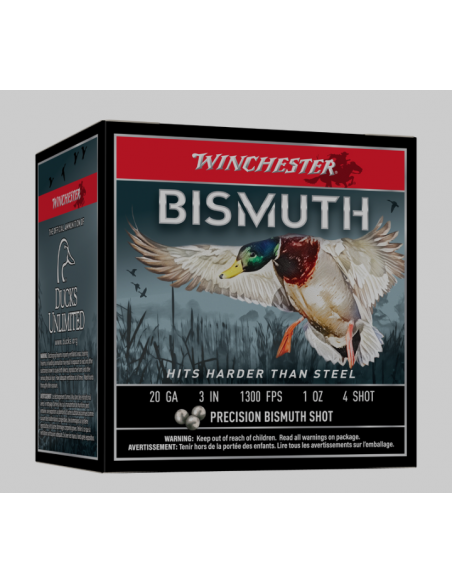 Cartucce munizioni Xpert Steel e Bismuth winchester bismuto calibro 20 numero 4 high velocity shot
