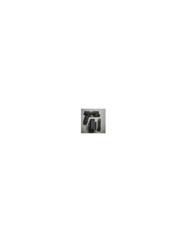 Ghost Fondina Civilian SF con Torcia Modello 17 19 22 23 Glock  in abs small frame glock gen 4 /5 codice CSFB01T FO000706