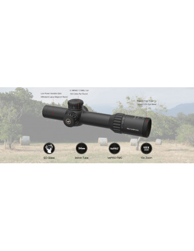 Ottica Vector optics 34mm Continental 1-10x28 FFP Tubo 34 1/10 mil illuminato Riflescope battuta m4 ar15 SCFF-62