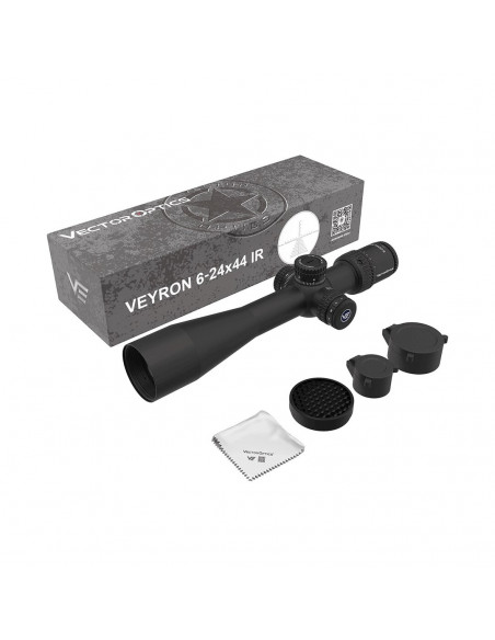 Ottica Vector Optics Veyron 6-24x44IR SFP Compact Rifle Scope (SCOL-49)