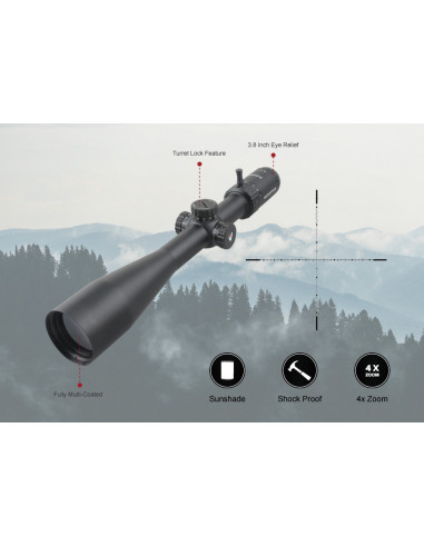 Ottica VictOptics S4 6-24x50 MDL Riflescope Item No :OPSL17 agn