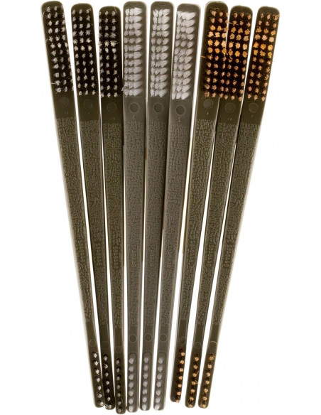 Otis Variety Pack A/P Brushes (3 Nylon, 3 Bronze, 3 Stainless Steel) FG-316-BP by Otis Technology scovoli pulizia ami  c13234