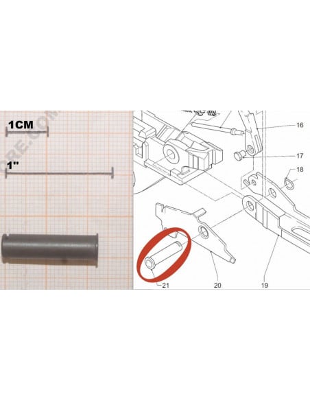 BENELLI ARMI - RICAMBIO BUSSOLA PER PERNO FISSAGGIO GUARDIA MONTEFELTRO CALIBRO 20 CODICE G0000600