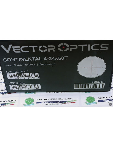 Ottica Vector optics Continental x8 4-32x56 SFP ZERO STOP Tactical Scope ED Item No :SCOL-T51