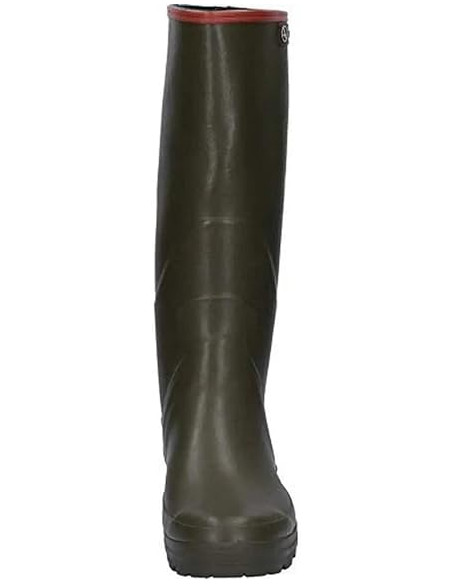 Aigle Chambord PRO 2, Stivali colode verde leggero di Gomma da Lavoro Uomo Donna numero 40 kaki colore