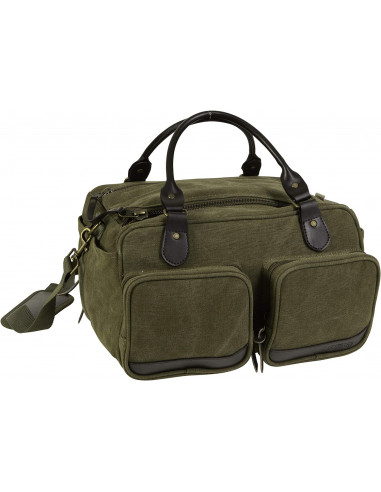 Allen 8244 North Platte Heritage Olive Heritage Series Vintage Bag borsa porta pistole per poligono e tempo libero codice 8244