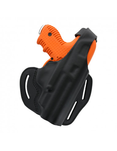 Fondina per JPX6 colore nero in cuoio per destri In cuoio nero, per JPX6 Compact e LE-Laser
