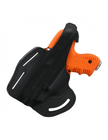 Fondina per JPX6 colore nero in cuoio per destri In cuoio nero, per JPX6 Compact e LE-Laser