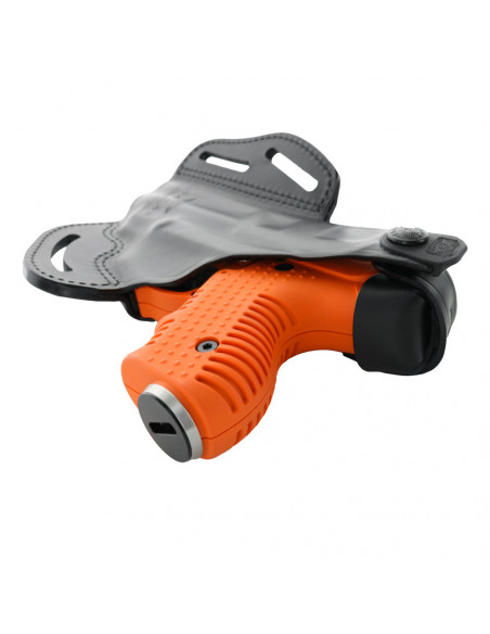 Fondina per JPX6 colore nero in cuoio per destri In cuoio nero, per JPX6 Compact e LE-Laser