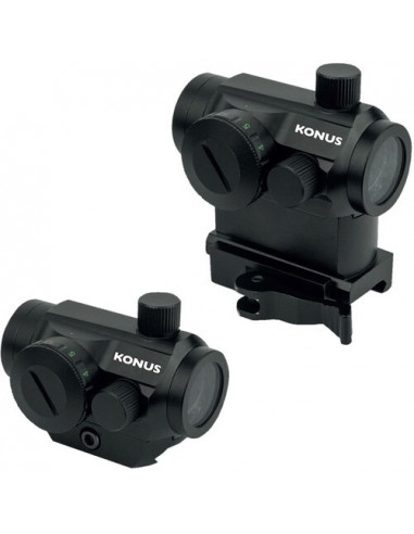 Konus 1x22 NUCLEAR Red/Green Dot Sight with Quick Release Mount BH  MFR 7215