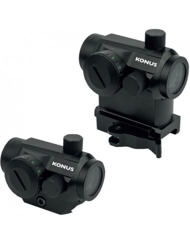 Konus 1x22 NUCLEAR Red/Green Dot Sight with Quick Release Mount BH  MFR 7214