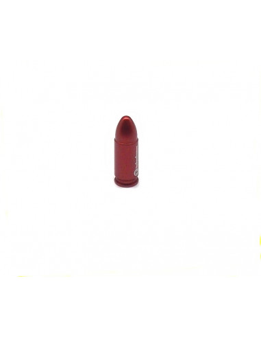 Salvapercussori calibro 9x19 rosso con foretto per inserire cordina