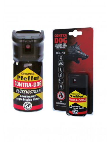 ContraDog Spray antiaggressione animali cani Spray peperoncino CONTRA-DOG per la difesa contro animali e cani 20gr
