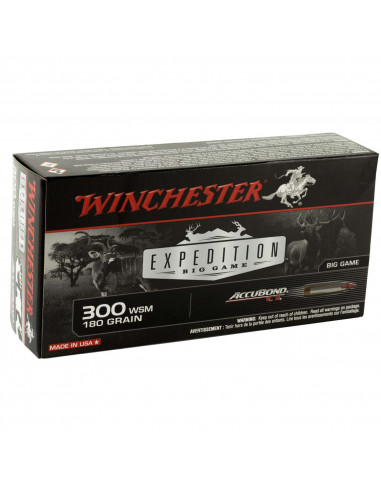 Cartucce Munizioni Winchester - 300 Win Mag - 180 Gr - Expedition Big Game - Accubond  20 cartucce