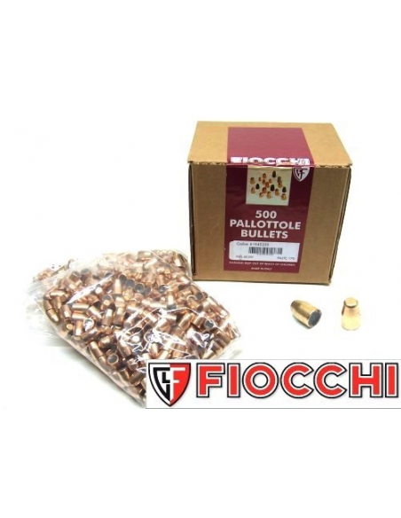 Fiocchi Palle 250  Ogive calibro 40sw FMJTC 170 grani codice 61040200 250 pezzi