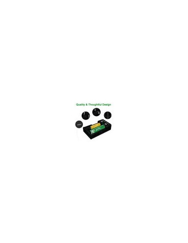Vapcell Q2S-C caricabatterie Smart 2 Slot 1A indicatore LED per 21700 18650 18350 14500 caricabatteria Thermtec Vidar 335L