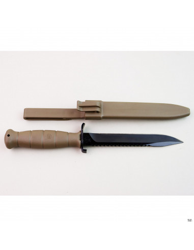 Coltello Glock Field Knife 81 FDE  Olive/ Sabbia scuro codice 511198 LAMA FISSA