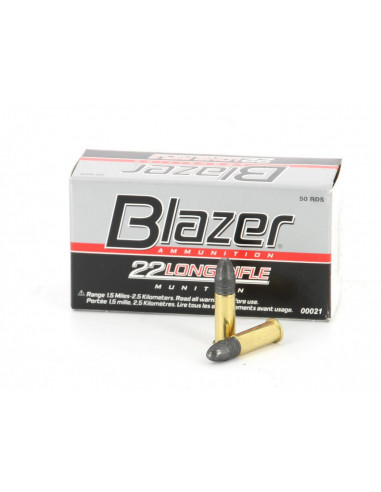 Colpi Munizioni calibro 22 lr Blazer Ammunition 50 pezzi 40 grani
