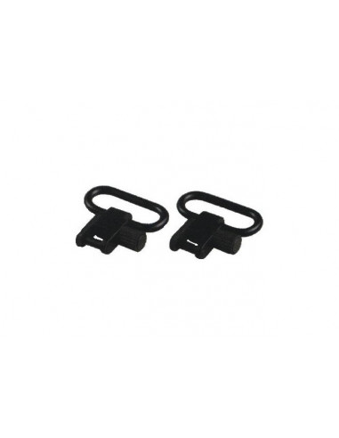 Portacinghia americano senza vite con sicura     Dimensioni anello: 23 x 6 mm     Confezione da 2 pezzi